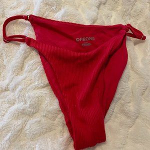 OneOne Swimwear Red Bottoms Small